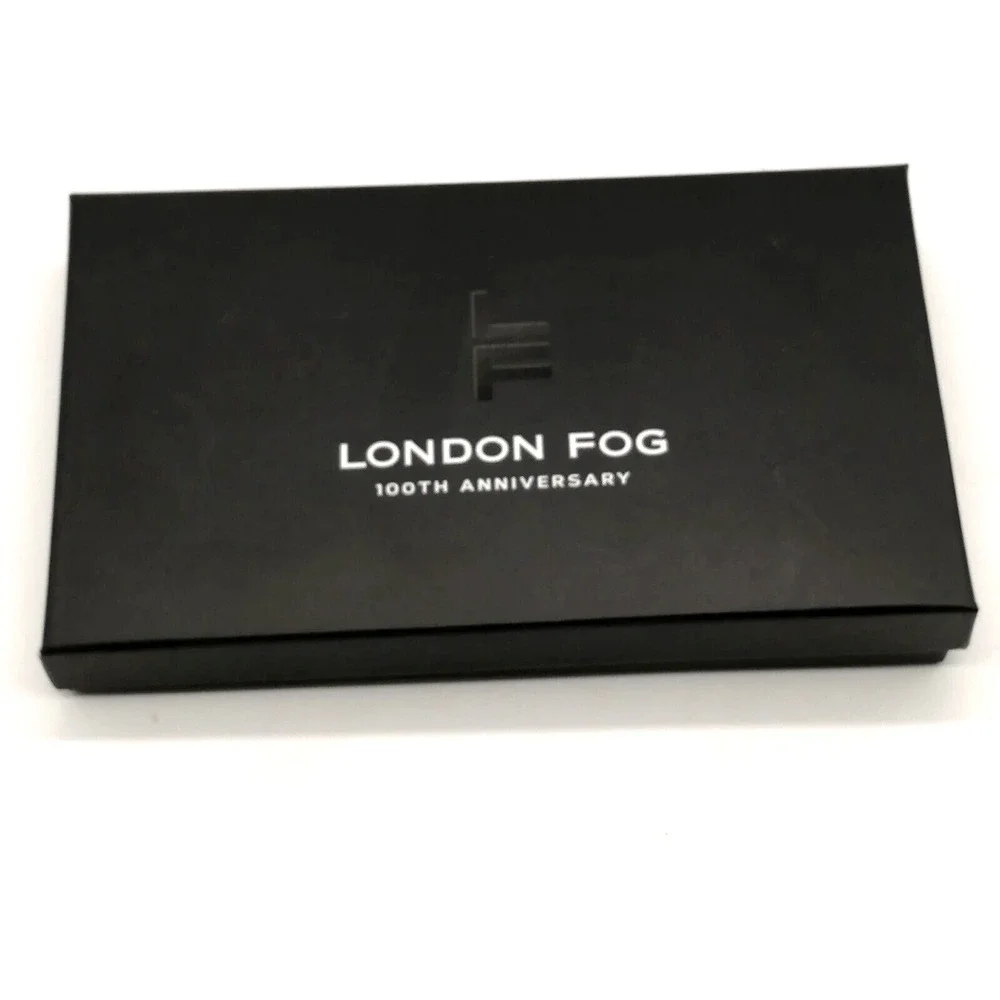 London‎ Fog Wristlet Womens Danica Black Organizer Wallet Woven Double Zip NEW
